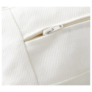 KIVIK Funda blanca sofá 2 plazas + chaiselongue