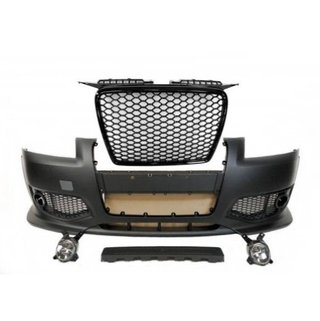 Paragolpes Delantero Audi A3 05-08 Look RS3 Black