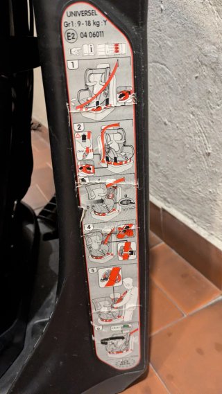 Silla de coche giratoria 360°