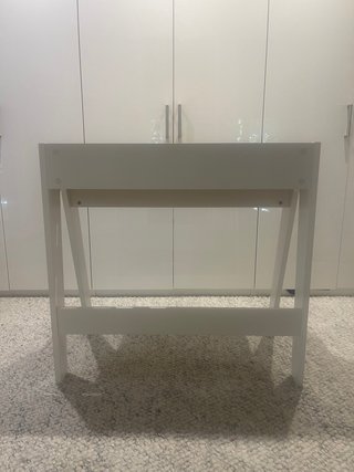 Mesa escritorio juvenil madera y blanco