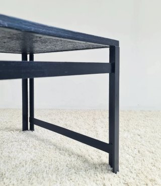 Mesa auxiliar de cerámica. Vintage, 70s.