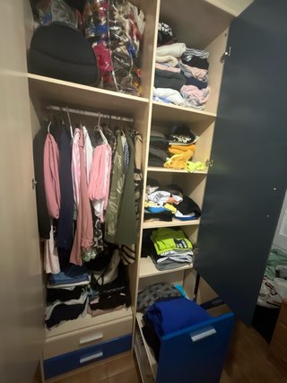 Armario modular y cama