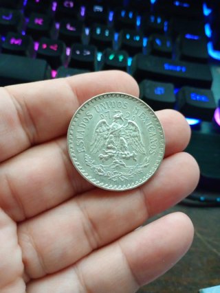 1 Peso Messico 1938 Argento
