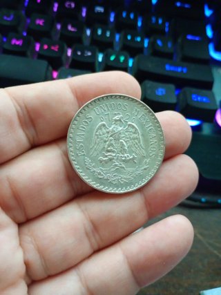 1 Peso Messico 1938 Argento