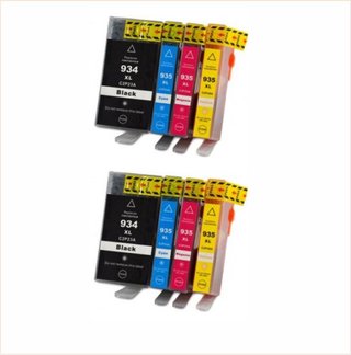 Pack 8 Cartuchos HP 934XL 935XL