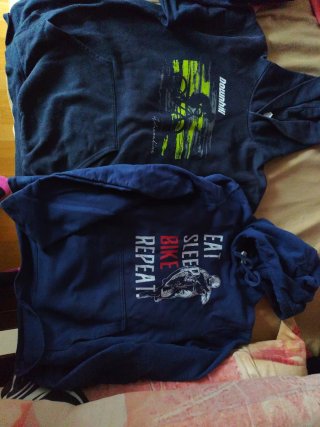 Sudadera Estampada Eat Sleep Bike Repeat downhill