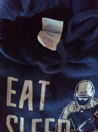 Sudadera Estampada Eat Sleep Bike Repeat downhill