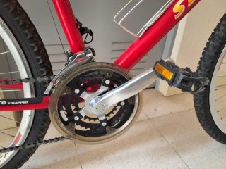 Bicicleta de montaña roja LUTek STRONG