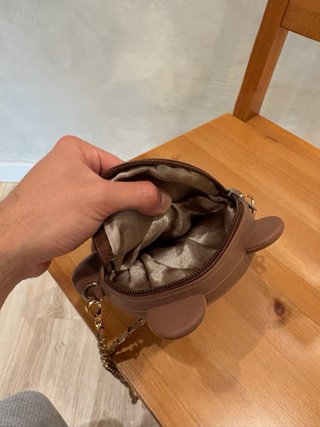 Bolso Monedero Oso Brown Silicona