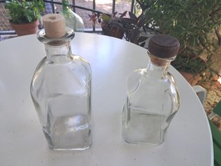 Botella Vidrio con Tapón