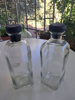 Botella Vidrio con Tapón