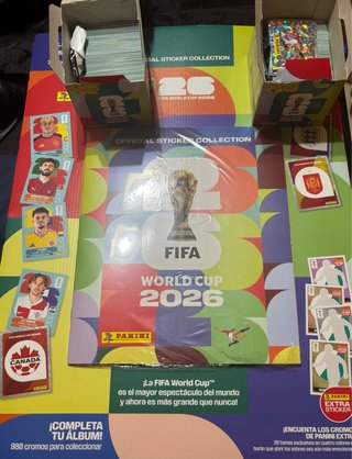 Álbum Mundial 2026 Completo, 980 cromos + Álbum.