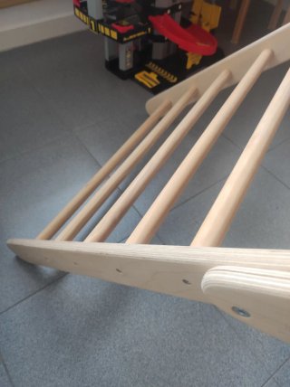 Triángulo Pikler madera