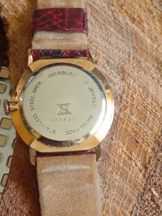 Orologio Velia Swiss Incabloc Oro Rosso