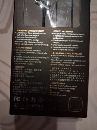 Auriculares SoundMAGIC E50 In-Ear Negros
