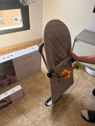 Hamaca Bebé BabyBjörn Bliss Gris
