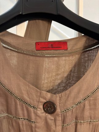 Vestido Carolina Herrera Marrón Talla M