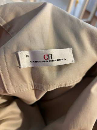 Vestido Carolina Herrera Marrón Talla M