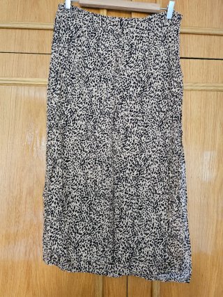 Falda midi Pull&Bear animal print Talla XL