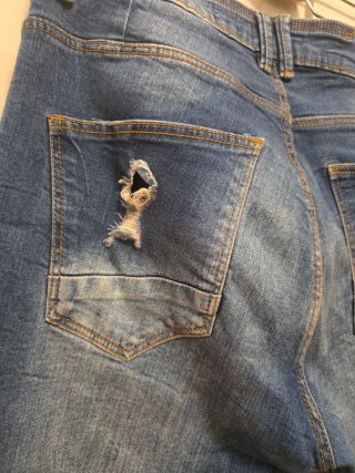 Pantalón vaquero Pull&Bear Slim Fit Talla 42