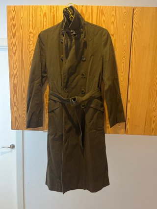 Gabardina Zara Marrón Talla M