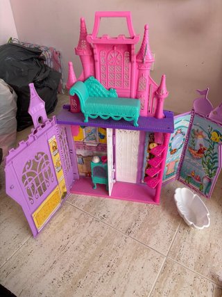 Castello di Giocattolo Barbie Rosa e Viola