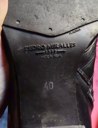 Botas altas piel Pedro Miralles T.40. OFERTA HOY!!