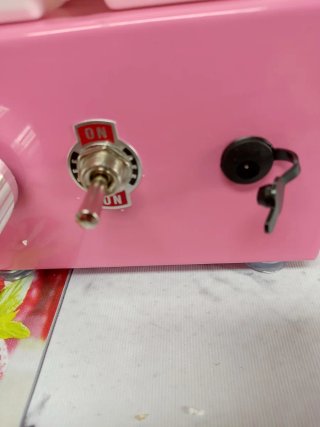 Mini torno de cerámica rosa