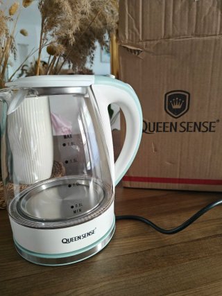 Hervidor Eléctrico Queen Sense Vidrio