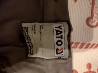 Pantalones de trabajo grises y negros