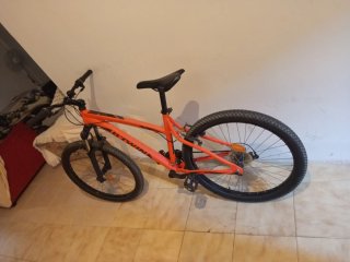 Bicicleta Montaña Naranja Btwin