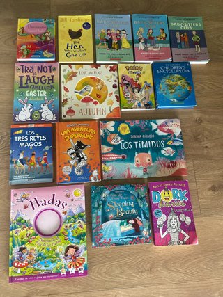 Lote libros infantiles y juveniles en inglés.
