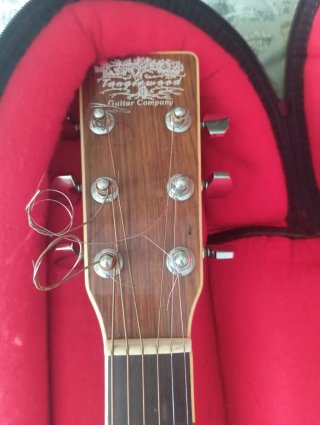 Guitarra Electroacústica con Funda