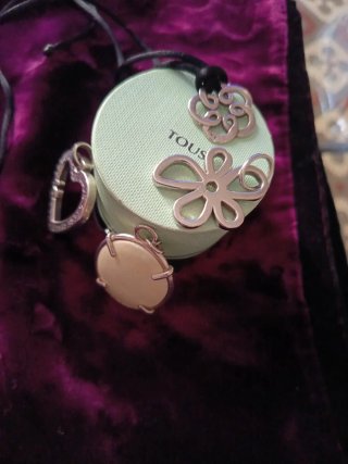 Colgantes Tous Plata Corazón y Flor