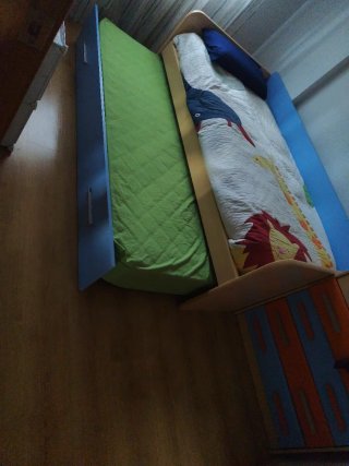 Cama nido juvenil 90x180 incluye mesita de noche