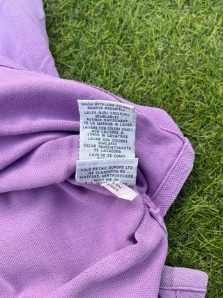 Polo Ralph Lauren Morado Logo Verde