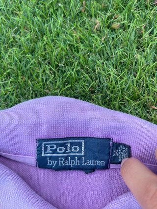 Polo Ralph Lauren Morado Logo Verde
