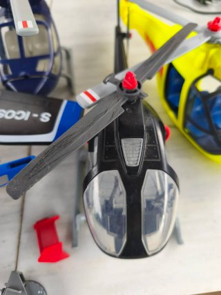 Lote Playmobil: Helicópteros y Avioneta