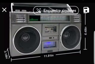Radio Cassette TF A-30 Plata/Negro con garantía