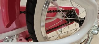 Bicicleta infantil BTWIN 16' blanca y rosa