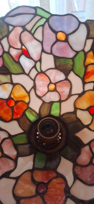 Lámpara Tiffany Schuller Cristal Multicolor