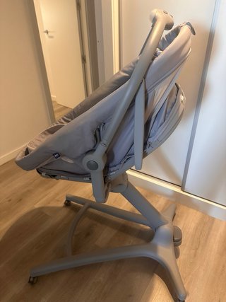 Moisés para bebé gris