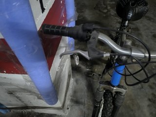 Bicicleta TopBike Gris y Azul NEGOCIABLE