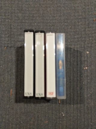 Lote 4 Cintas Cassette Sony 90 Minutos