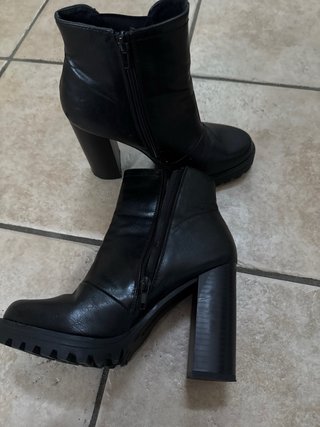 Botines negros tacón plataforma