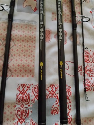 2 cañas de pescar Horizon Surf 13ft