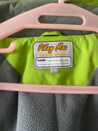 Chaqueta de esquí/nieve verde y gris