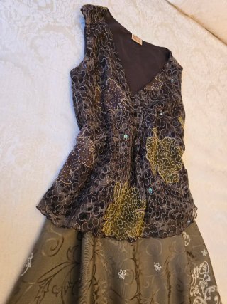 Conjunto Falda y Top Estampado