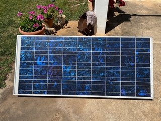 Placa solar + inversor