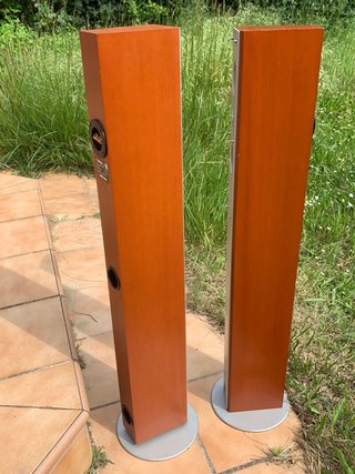 Altavoces Yamaha NS-225F Marrón/Plata